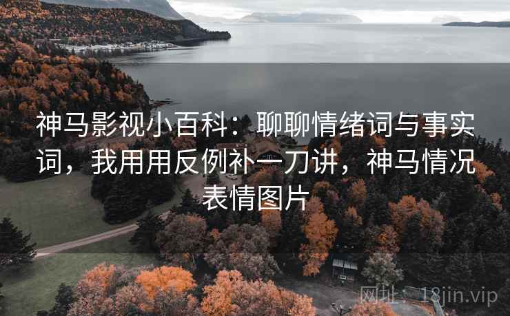 神马影视小百科：聊聊情绪词与事实词，我用用反例补一刀讲，神马情况表情图片