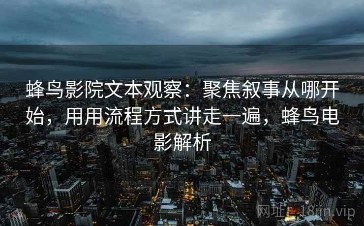 蜂鸟影院文本观察：聚焦叙事从哪开始，用用流程方式讲走一遍，蜂鸟电影解析